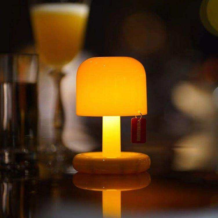 Lampe de Bureau Champignon, LED Tactile Rechargeable