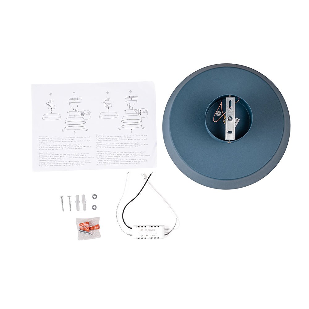 Plafonnier LED Semi-Encastré Style Nordique – Éclairage Moderne et Élégance Minimaliste
