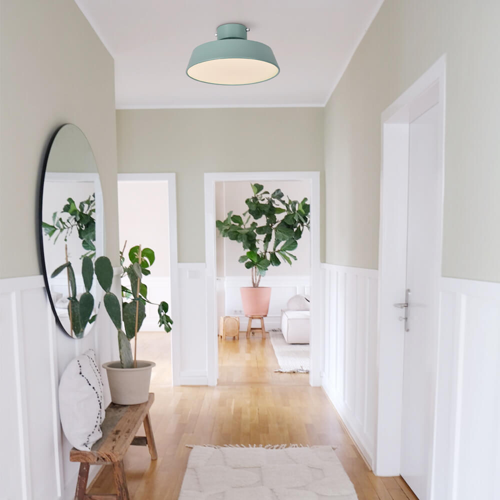 Plafonnier LED Semi-Encastré Style Nordique – Éclairage Moderne et Élégance Minimaliste