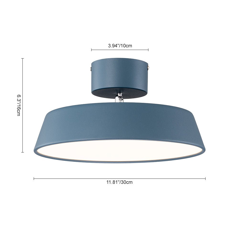 Plafonnier LED Semi-Encastré Style Nordique – Éclairage Moderne et Élégance Minimaliste