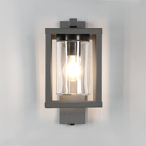 Applique Murale Extérieure Verre et Aluminium Anthracite