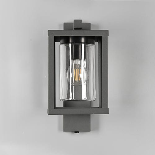 Applique Murale Extérieure Verre et Aluminium Anthracite