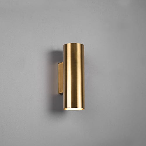 Applique Murale Laiton Design Cylindrique Moderne