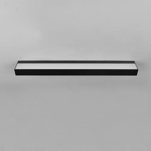 Luminaire Cuisine Mural LED Noir Mat IP44 60cm