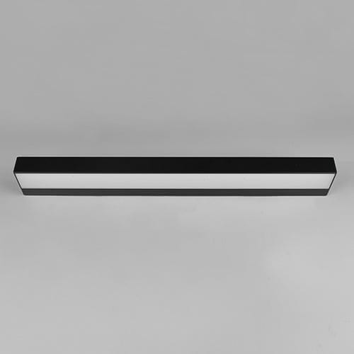 Luminaire Cuisine Mural LED Noir Mat IP44 60cm
