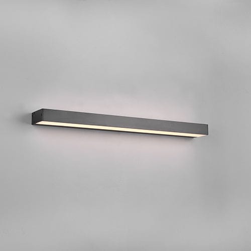 Luminaire Cuisine Mural LED Noir Mat IP44 60cm
