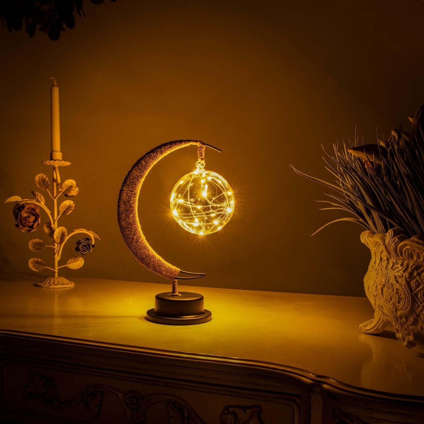 Lampe Lunaire Enchantée | Éclairage Magique et Apaisant