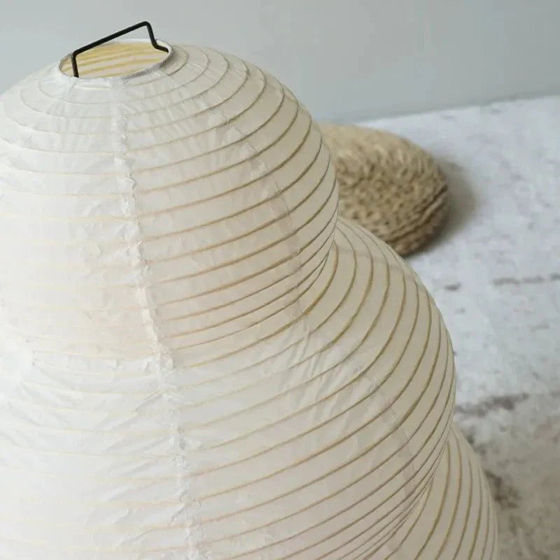 Lampe de Sol Wabi Sabi, Papier de Riz, Trépied Réglable