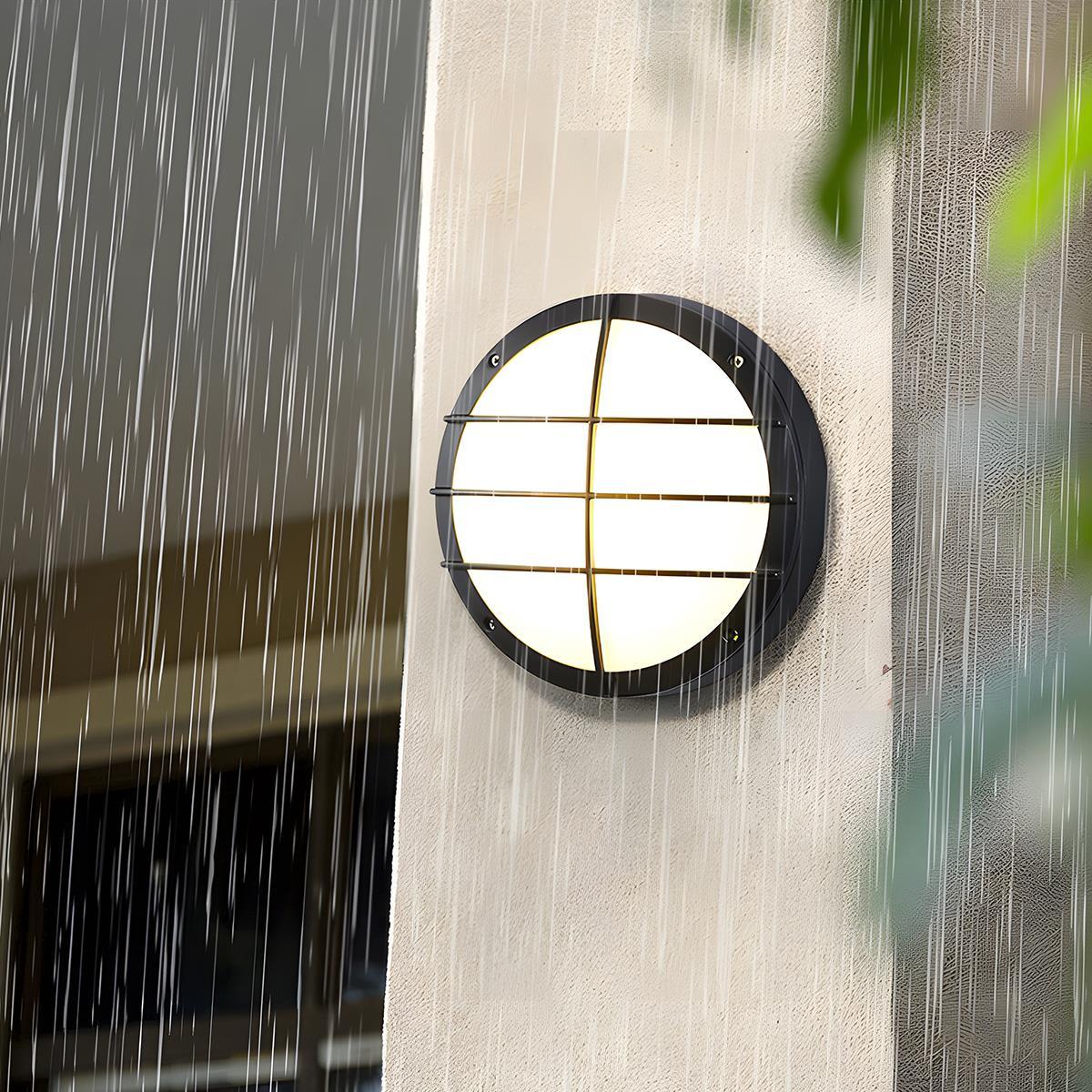 Applique Murale LED Extérieure Ronde – Étanche IP65