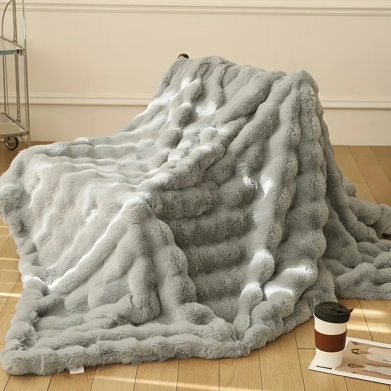 WaffleCloud | Plaid Doux et Confortable avec Renfort pour un Confort Optimal