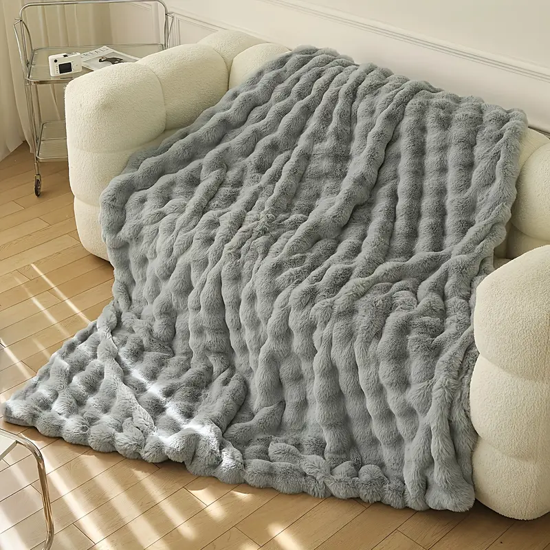 WaffleCloud | Plaid Doux et Confortable avec Renfort pour un Confort Optimal