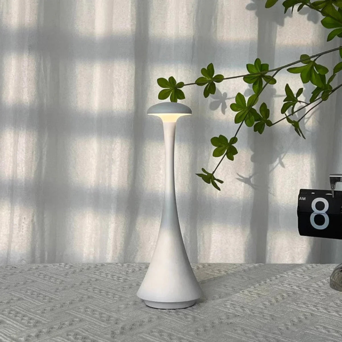 Lampe de Table Champignon LED Tactile Sans Fil Design