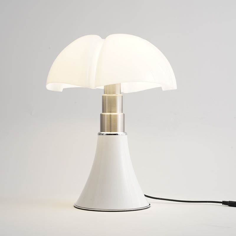 Lampe de Table LED, Design Champignon, Noir Blanc, 36cm