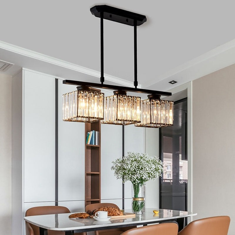 Lampes Suspendues Nordic | Designer à Multi-Têtes en Verre pour Îlot