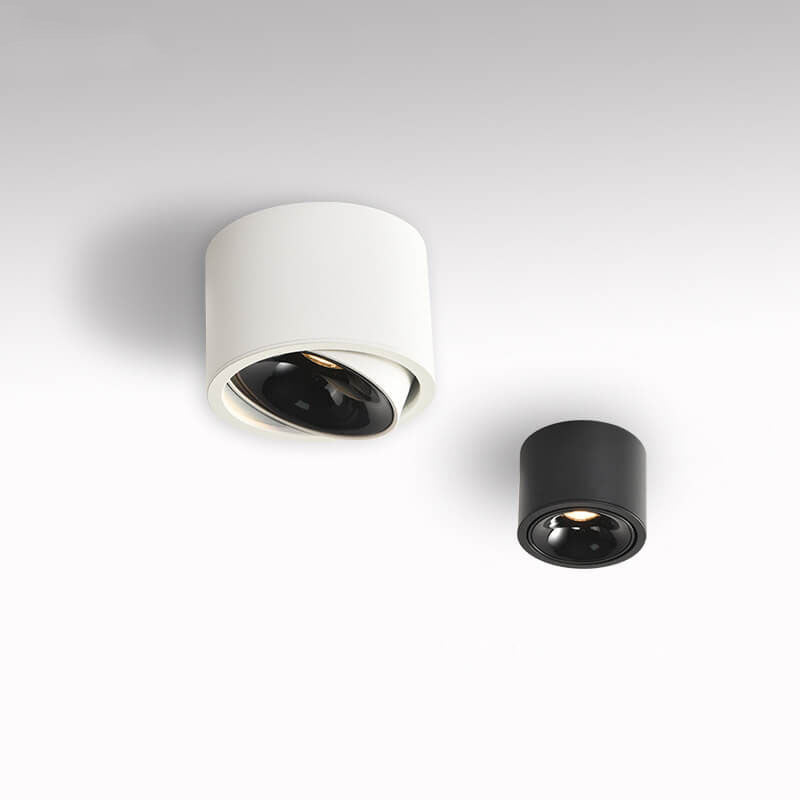 Plafonnier LED Rond Moderne | Spotlight Minimaliste avec Monture en Encastrement et Réglable