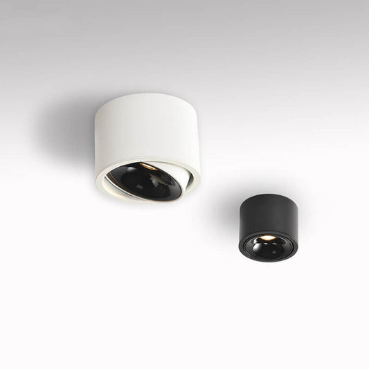 Plafonnier LED Rond Moderne | Spotlight Minimaliste avec Monture en Encastrement et Réglable