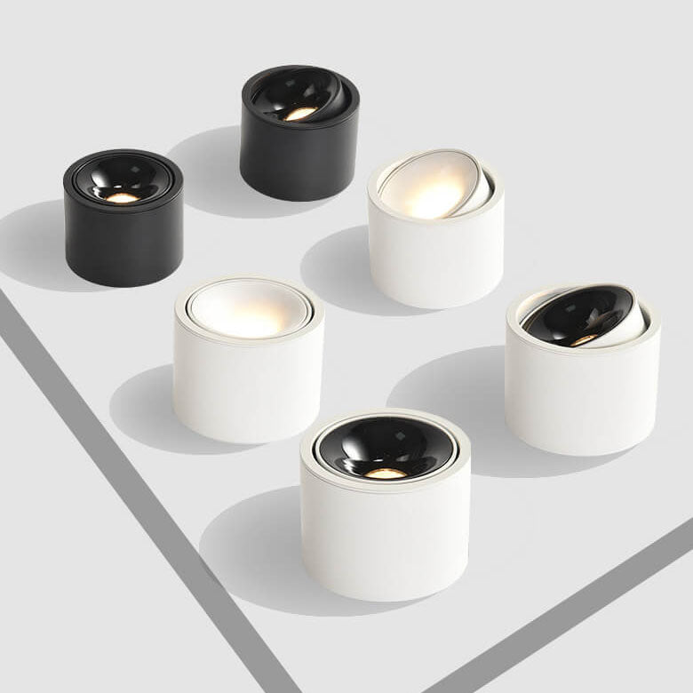 Plafonnier LED Rond Minimaliste | Spot Orientable au Design Moderne