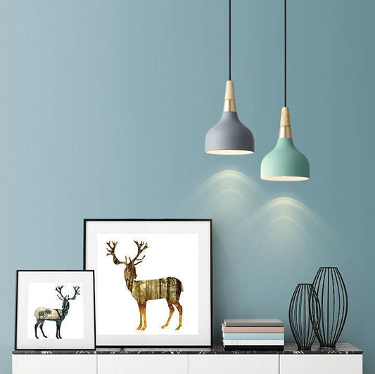 Suspension Macaron Moderne, 1 Lumière, Style Scandinave