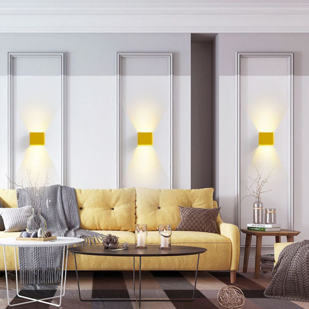 Applique murale carrée moderne pour chambre – Modèle Orr