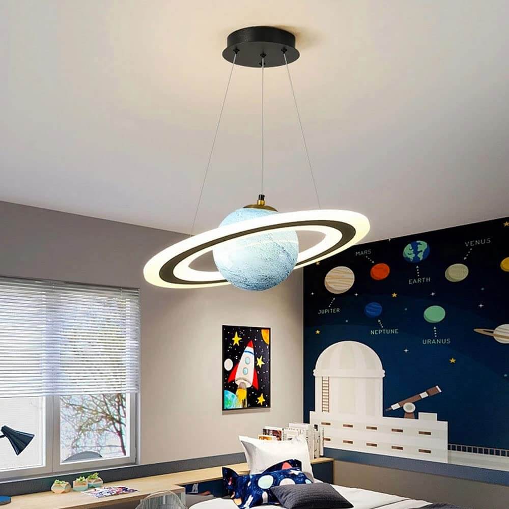 Suspension Enfant LED Design Planètes
