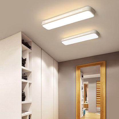 Plafonnier LED Long Minimaliste Nordique Salon/Chambre