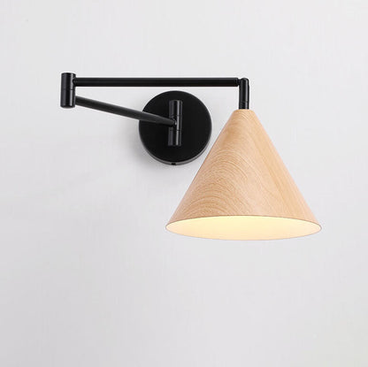 Applique Murale Scandinave Bois & Fer – Bras Articulé