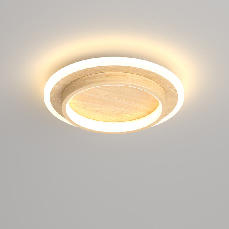 Plafonniers LED Ronds | Métal et Acrylique pour Couloir