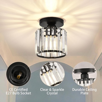 Plafonnier Moderne 1 Lumière | Éclairage Élégant pour Couloir