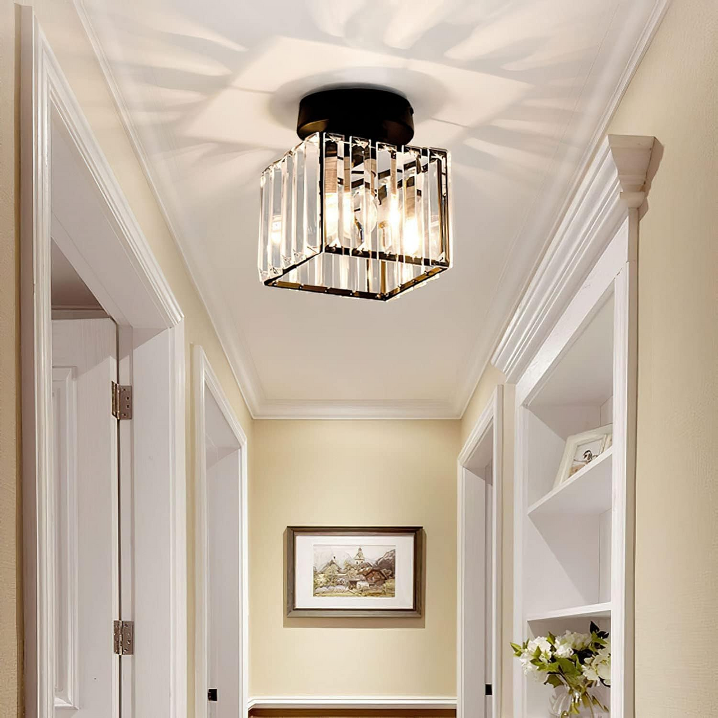Plafonnier Moderne 1 Lumière | Éclairage Élégant pour Couloir