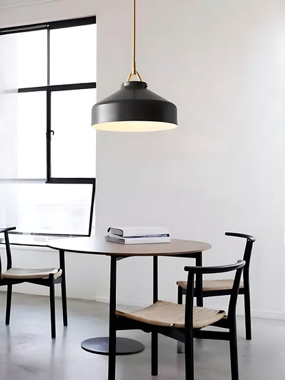 Suspension Nordique Métal Minimaliste Verre Dépoli
