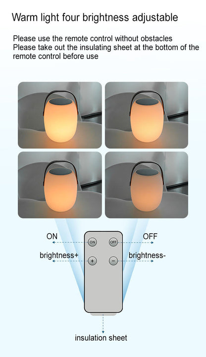 Lampe LED Solaire Portable Étanche Panier Extérieur