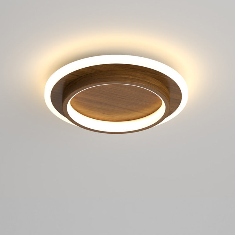 Plafonniers LED Ronds | Métal et Acrylique pour Couloir