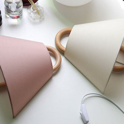 Applique Murale Moderne en Bois Massif | Lampe Semi-Circulaire Plissée à 1 Ampoule, Design Original