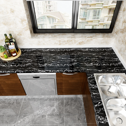 Vardi Dante MarmerLook - Magnifique Décoration pour Chaque Surface ! Résistant à l'Eau & à l'Huile