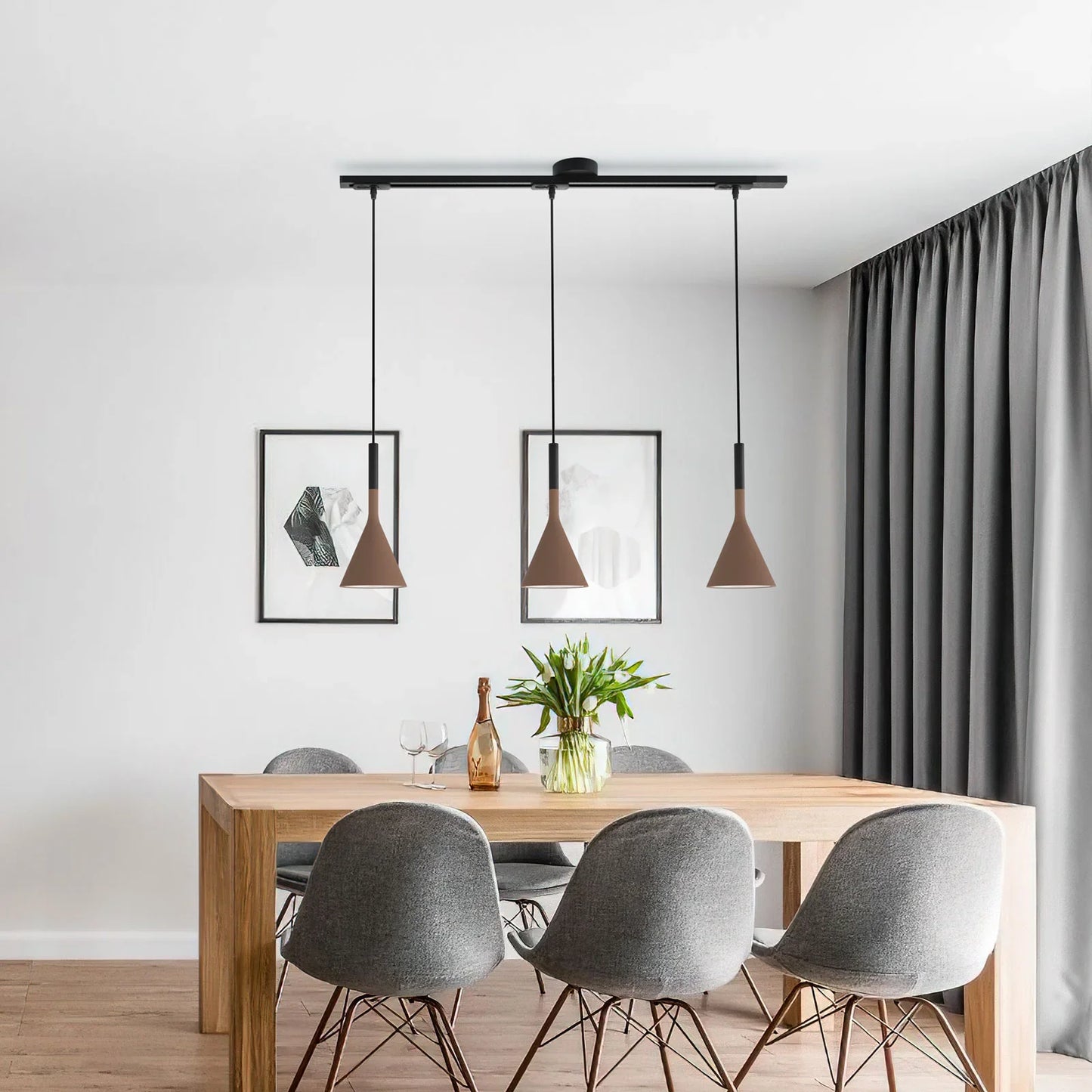 Rail de Plafond Morris | Support Orientable pour Suspension Lumineuse