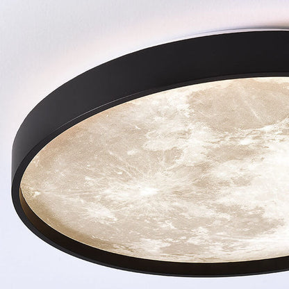 Plafonnier LED Rond Lune | Design Nordique et Créatif