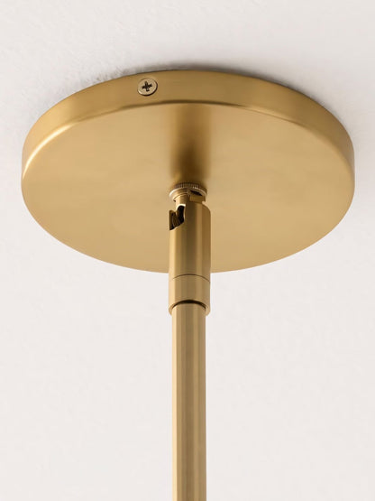 Suspension Nordique Métal Minimaliste Verre Dépoli