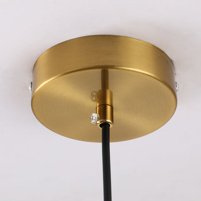 Suspension Luminaire CROP – Éclat rétro et verre coloré pour une touche artistique