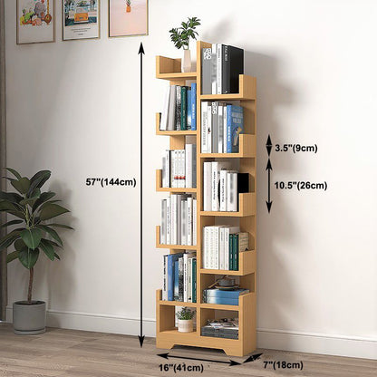 Étagère Géométrique Bois Scandinave Verticale