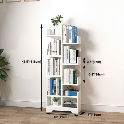 Étagère Géométrique Bois Scandinave Verticale