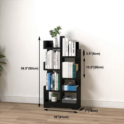 Étagère Géométrique Bois Scandinave Verticale