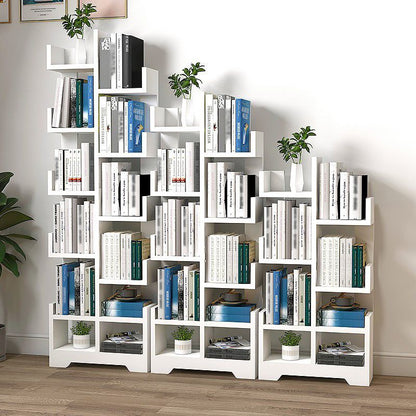 Étagère Géométrique Bois Scandinave Verticale