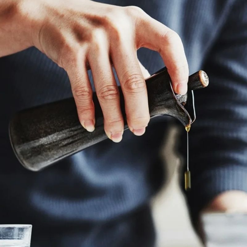 Olio | Bouteille Céramique Épices Huile de Cuisine Nordique