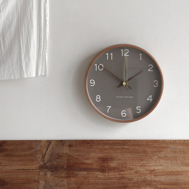 Horloge Murale en Bois – Design Scandinave Élégant