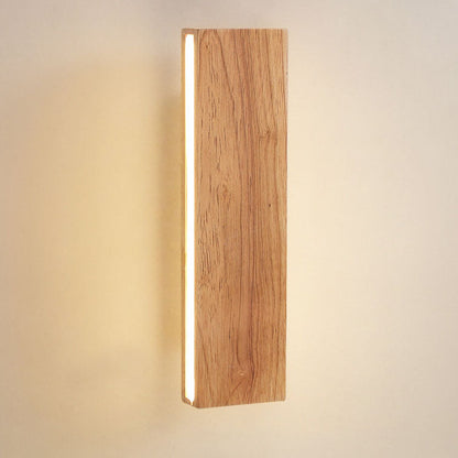 Applique LED Bois Pivotante Design Japonais Moderne