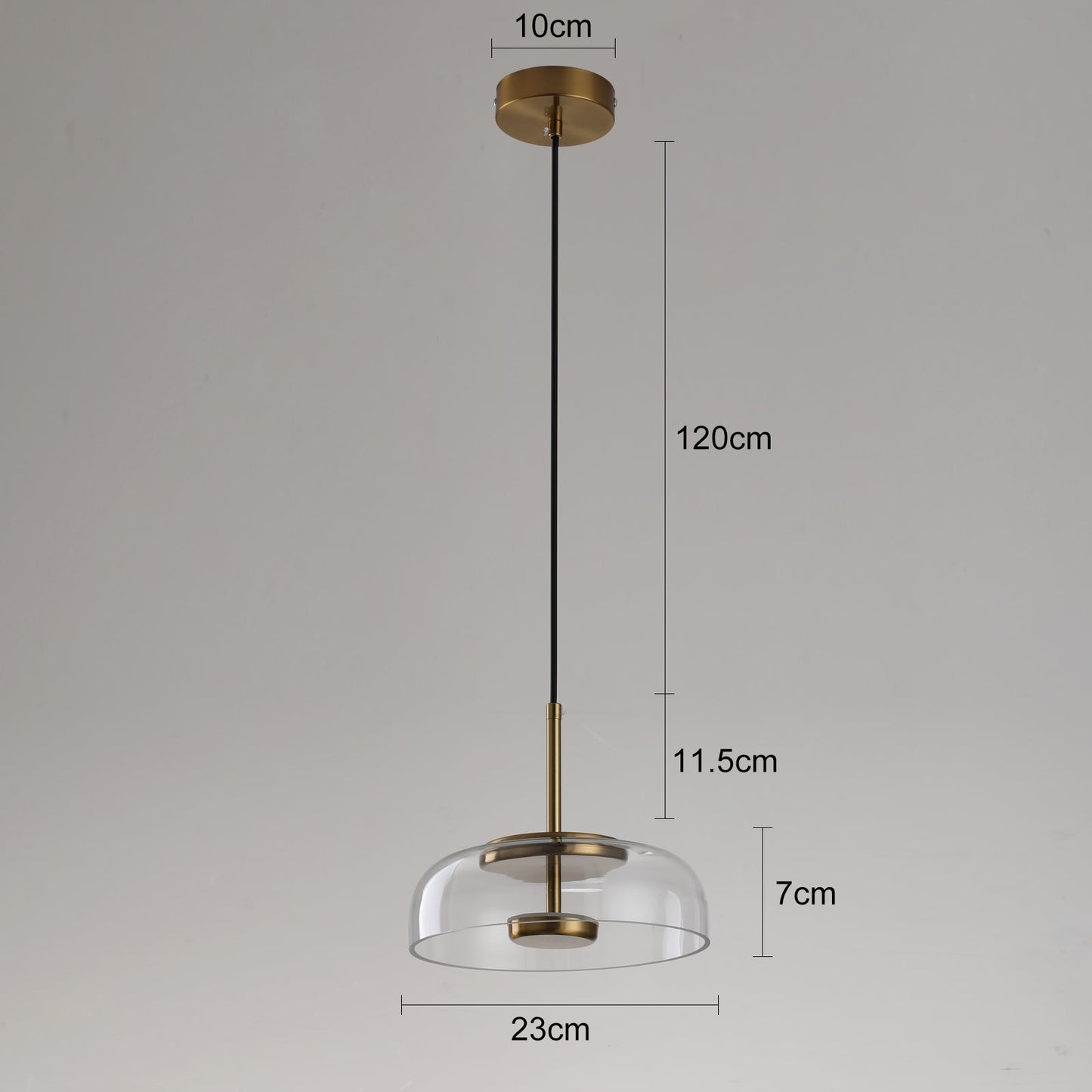 Suspension Luminaire CROP – Éclat rétro et verre coloré pour une touche artistique