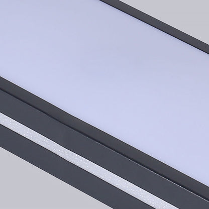 Plafonnier LED Long Minimaliste Nordique Salon/Chambre