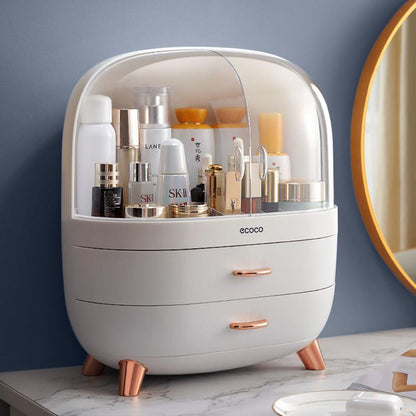 Boîte de Rangement Cosmétique | Tiroir de Bureau Anti-Poussière - Pratique et Élégante