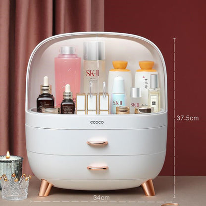 Boîte de Rangement Cosmétique | Tiroir de Bureau Anti-Poussière - Pratique et Élégante