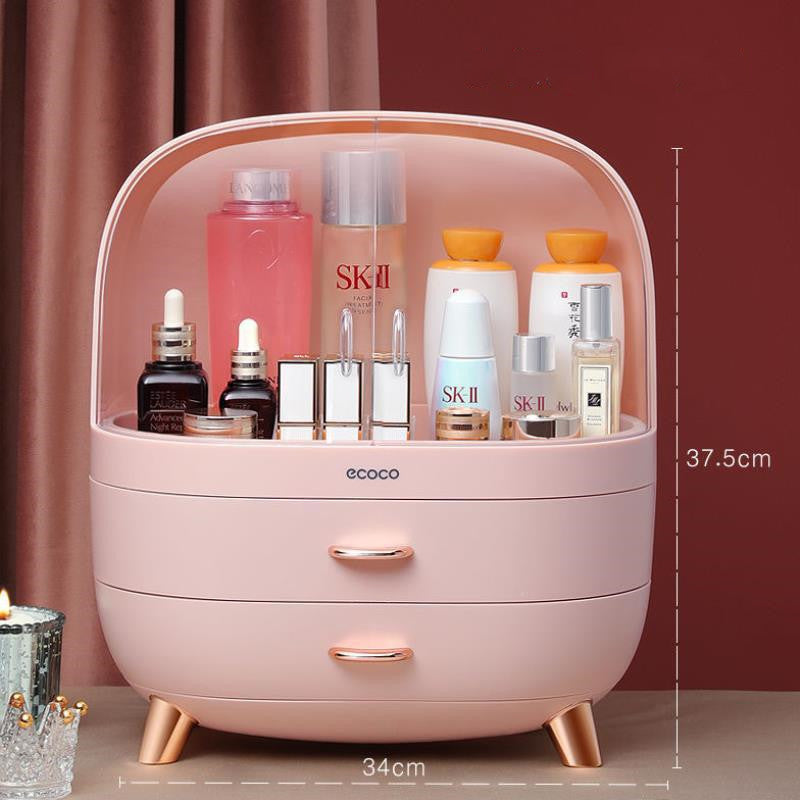 Boîte de Rangement Cosmétique | Tiroir de Bureau Anti-Poussière - Pratique et Élégante